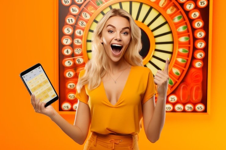 Antarmuka Fa Cai Shen Deluxe di aplikasi mobile ribut4d dengan tombol taruhan dan gulungan permainan